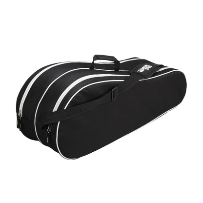 Wilson Advantage II Six Pack Tennis Bag, Black/White