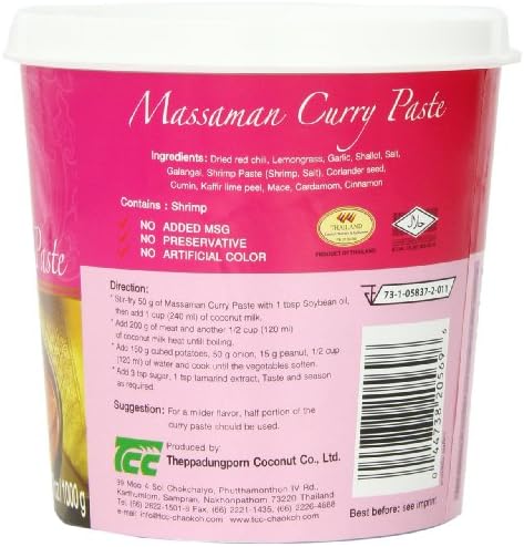 Thai Massaman curry paste (1kg by Mae Ploy)