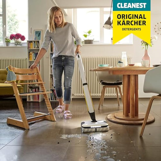 Kärcher floor cleaning and care RM 534 for sealed wooden floors, with effective moisture protection against swelling of the floor, 500ml concentrate makes 40l cleaning liquid when diluted.