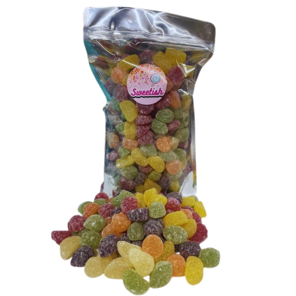 Fruit Pastilles - 1 Kg Bulk Pouch - Assorted Sweet Pick and Mix for Parties, Gifts, and Sharing in a Resealable Pouch By Sweetish