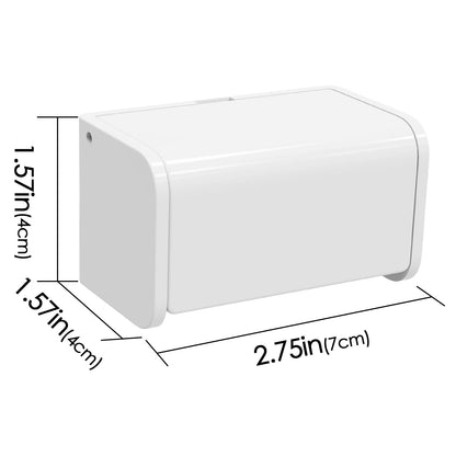 Linkidea Wall Mounted Toothbrush Holder with Protective Cover, 2 Slots Toothbrush Storage Hanger for RV, Camper, Compatible with Colgate Extra Clean