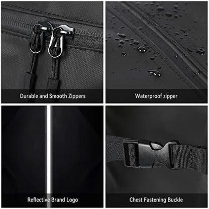 HYC00 Motorcycle Backpacks for Men Women Waterproof Motorbike Helmet Bag,Motorcycle Accessories,Motorcycle Helmet Backpack,Laptop Rucksack Travel Backpacks School Bags Hiking Treeking Rucksack Daypack