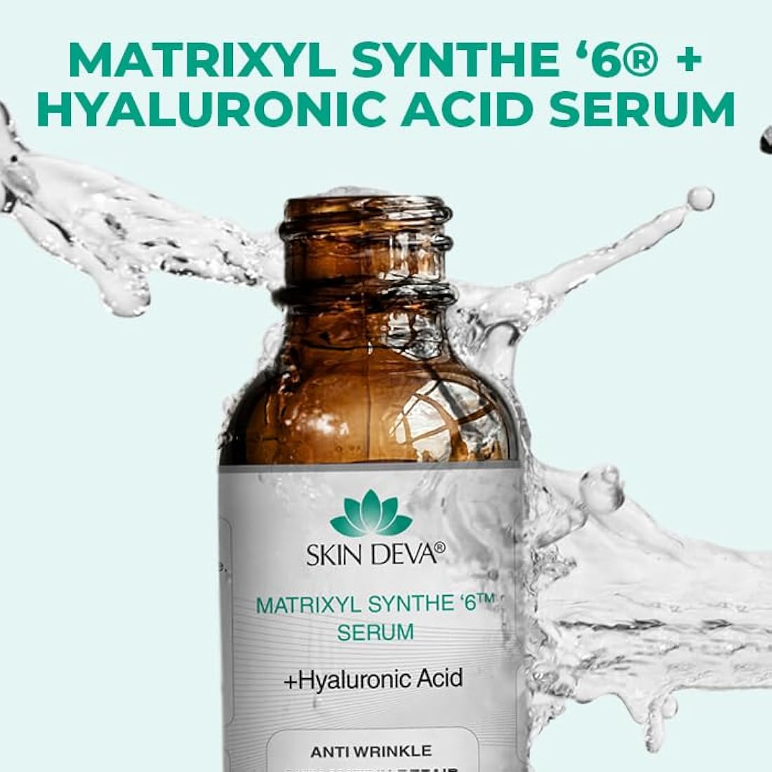SKIN DEVA Matrixyl Synthe '6 Serum with Hyaluronic Acid - Anti-Aging with the breakthrough Matrixyl synthe’6 serum 1 oz
