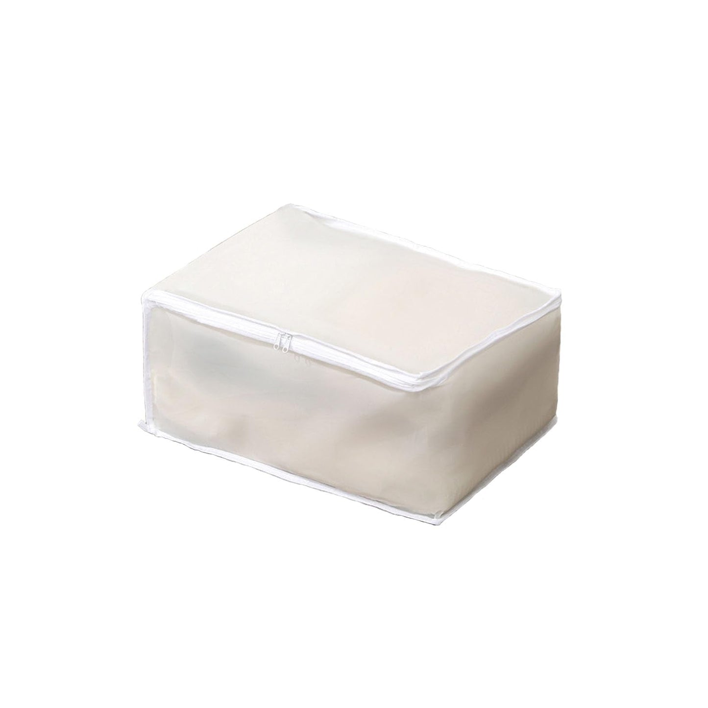 Spotact Under Bed Storage Containers, 40 * 30 * 20 cm, 2 Pcs, White Zipper
