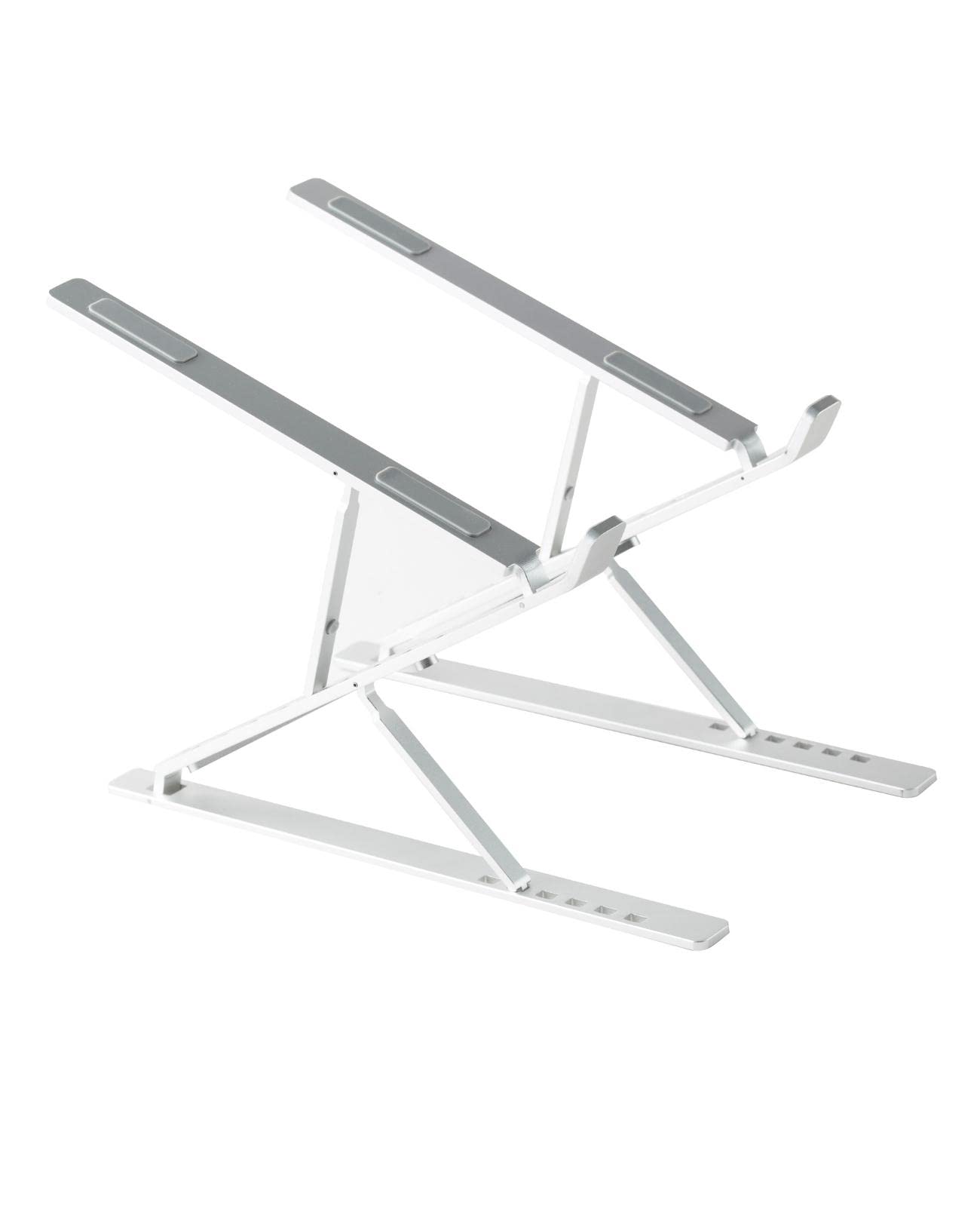 VVGAOGES Laptop Stand, Aluminium Height-Adjustable Ventilated Notebook Stand, Foldable Portable Laptop Stand Holder All 10-15.6 Inch Laptops