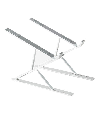 VVGAOGES Laptop Stand, Aluminium Height-Adjustable Ventilated Notebook Stand, Foldable Portable Laptop Stand Holder All 10-15.6 Inch Laptops