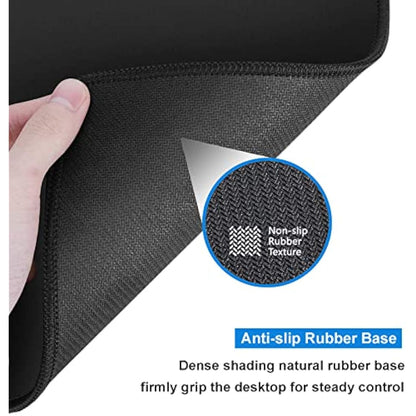 Large Gaming Mouse Pad Anime Night Sky Space Stars Custom Desk Pad,Mousepad with Non-Slip Rubber Base and Stitched Edges Mouse Mat,Portable Desk Mat for Office,Computer Work,Game,31.5X15.7