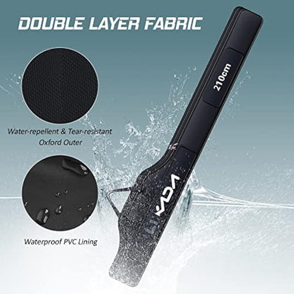 Lixada Portable Fishing Bag Folding Fishing Rod Reel Bag Outdoor Fishing Carrier Bag100cm/130cm/150cm