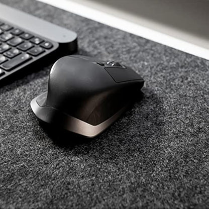 DawnTrees Desk Mat | Felt Desk Pad Protector | Office Felt Desk Mat | Keyboard Pad | Extra Large Mouse Pad… (Dark Grey, 90x40cm)