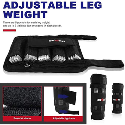 Adjustable Weighted Vest 44LB Workout Weight Vest Training Fitness Weighted Jacket for Man Woman (Included 96 Steel Plates Weights)