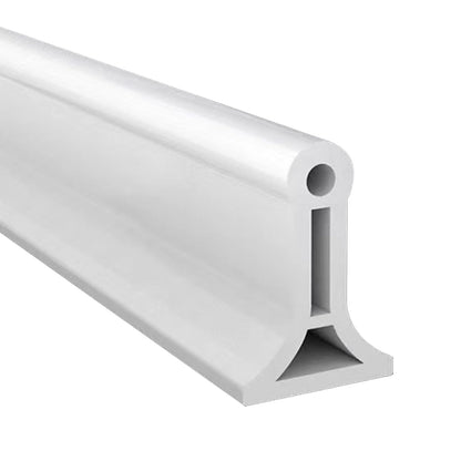 Inscrip Splash Protection Strip, Shower Self-Adhesive Curved Shower Threshold, Shower Strip Floor for Wet and Dry