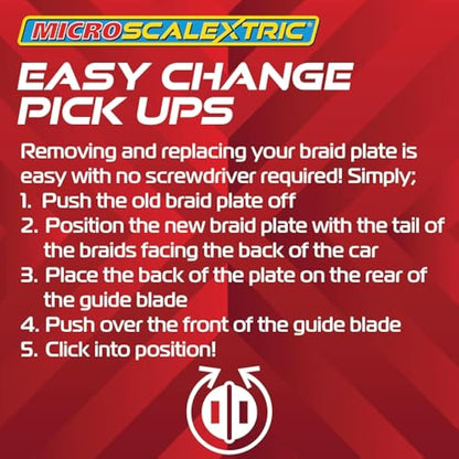 Micro Scalextric Cars - Justice League Wonder Woman - Toy Slot Car for use with Micro Scalextric Race Tracks or Set - Small Kids Gift Ideas for Boy/Girl Ages 4+, Micro Scalextric Accessories