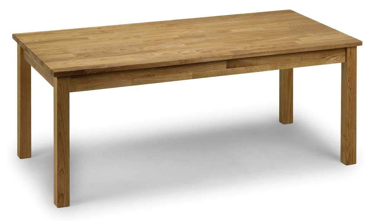 Julian Bowen Coxmoor Coffee Table, Solid Oak - H48 x W120 x D60cm