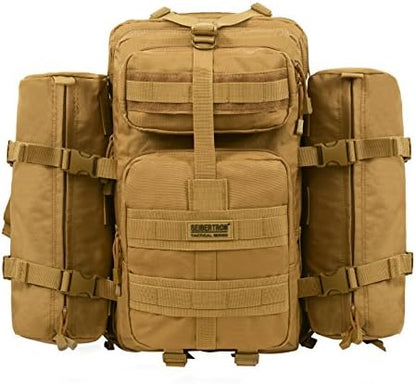 Seibertron Falcon Tactical Water Repellent Hiking Camping Backpack Compact Assault Pack Summit Bag