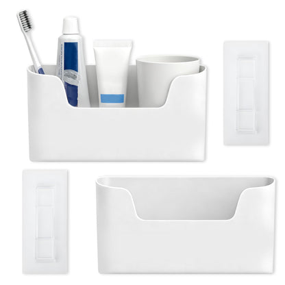 Kitchen Cabinet Door Storage Box, 2Pcs Wall Mounted Storage Box, Cupboard Door Storage for Kitchen Cabinet Bathroom Fridge Small Items Organiser
