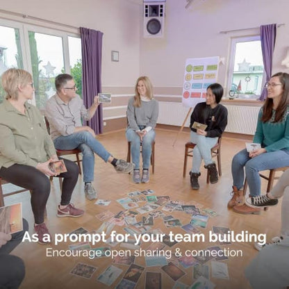 metaFox | Growing Together Postcards Pack | 52 Cards for Coaching & Team building