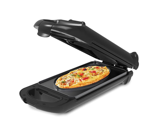 5 Minute CleverChef - 700W - Non-Stick Multicooker - Great for Steaks, Omelettes, Toasties, Pizzas & Dessert Maker - Free Drew&Cole Recipe App - Quick