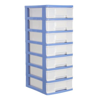 Veemoon Plastic Drawer Storage Cabinet Desktop Storage Organizer with Multi Layer Drawers Small Drawers Unit for Desk Stationery Cosmetics Craft