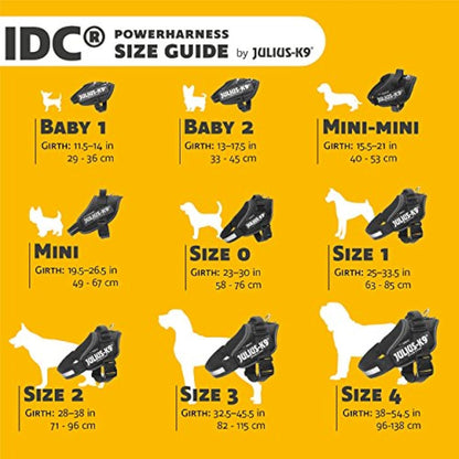 Julius-K9, 16IDC-AM-3, IDC-Powerharness, Size: 3, Aquamarine