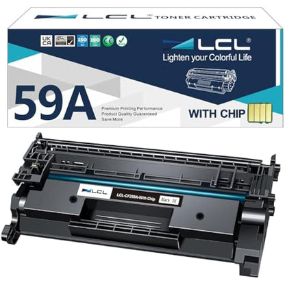 LCL Compatible Toner Cartridge (With CHIP) 59A CF259A CF259X Replacement for HP LaserJet Pro M404 M404dw M404dn M404n M428 M428dw M428fdw M428fdn Pro M304 M428M Enterprise M406 M406dn M430 M430f