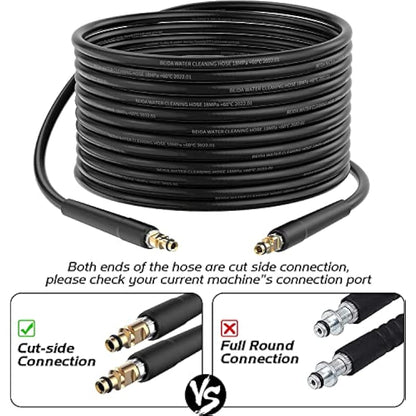 Stone Banks 15m Pressure Washer Hose for Karcher Quick Connect System, High Pressure Washer Replacement Hose for Kärcher K2 K3 K4 K5 K6 K7,Pressure Washer Accessory for Kärcher