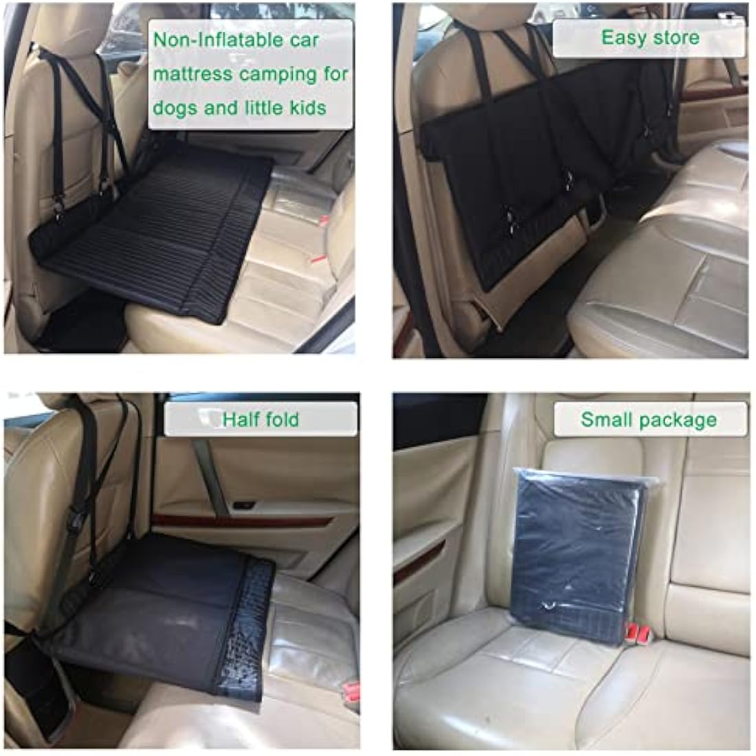 YMETECH Car Mattress - Portable SUV & Camping Mattress, Back Seat Extender, Folding Car Bed