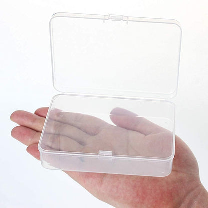 DUOFIRE Small Storage Boxes with Lids, 12 Pieces, 11.3 x 8.4 x 2.9 cm