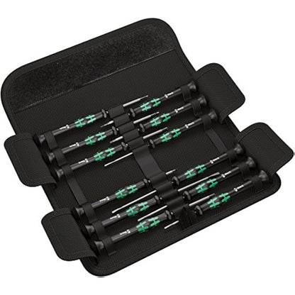 Wera 73675 Kraftform Micro Precision Screwdriver Set, 12 Pieces