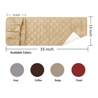 FakeFace Sofa Arm Rest Organiser Hanging Sofa Caddy Storage Pocket Bag TV Remote Control Holder with 5 Pockets Armchairs Couch Organiser Phone Holder