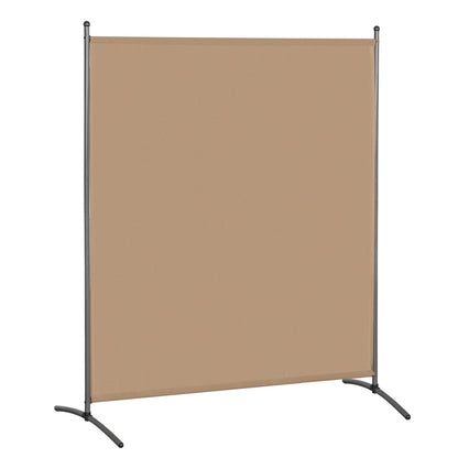 Angel Living 1 Panel Room Divider, Privacy Screen Composed of Polyester Fabric and Sturdy Iron Frame