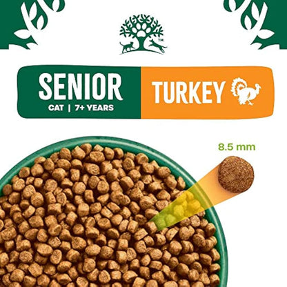 James Wellbeloved Senior Turkey 4 kg Bag, Hypoallergenic Dry Cat Food