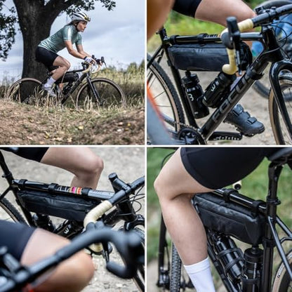 BBB Cycling Bike Bag Waterproof Top Tube Bikepacking Bags Framebag Bicycle Bag with Easily Adjustable Straps Lightweight and Easy-to-Fasten MiddleMate