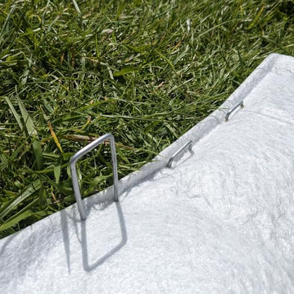 Spudulica 22.5m2 (2.25x10m) Soakaway Crate Membrane Folded Drainage Fleece Fabric Landscape Membrane Crate Wrap Garden Fleece Artificial Grass Layer