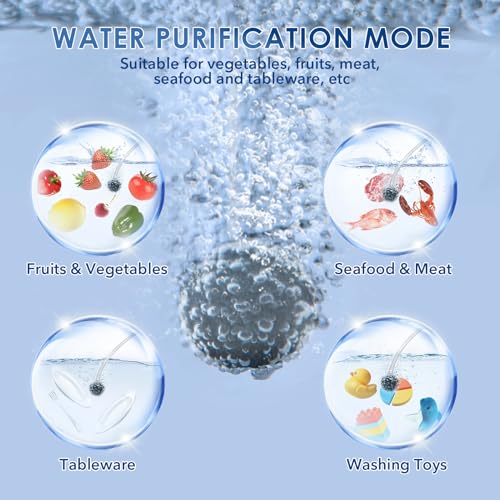 Ozone Generator, FELLAT 600mg/h Multipurpose Ozone Machine for Water and Air, Portable Ozone Generator with 2 Pack Air Stones & Timer, Odor Eliminator