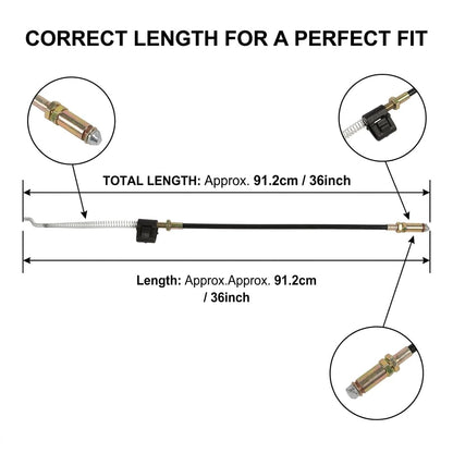 Ausla 36 Inch Recliner Handle Cable Release Pull Wire