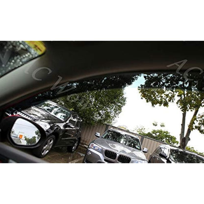 2x Wind Deflectors compatible with Ford Transit Custom Tourneo 2012 2013 2014 2015 2016 2017 2018 2019 2020 2021 2022 Acrylic Glass Windows Weather Shields Visors Rain Snow Sun Guards
