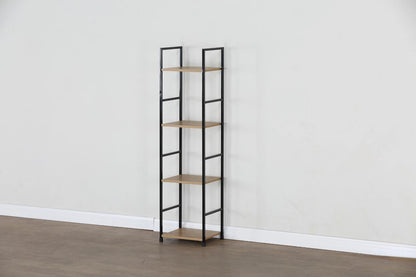 CELINO making your day Industrial 4-Tier Ladder Bookshelf, Bookcase Shelving Unit