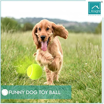 Knight Tennis Balls with Mesh Carrying Bag Pack of 12 & 24|Pressureless,All Court Types |Sports |Dog, Pet Exercise Practice |Throwing Machine |Tennis |Cricket Ball |Soft Tennis