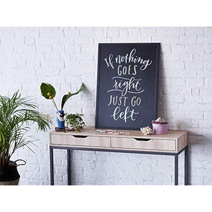 edding 4085 chalk marker - silver - 10 chalk pens - round tip 1-2 mm - fine-tipped wet wipe pen for chalkboards, windows, glass, mirrors - liquid chalk marker pens for opaque coverage