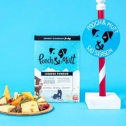 Pooch & Mutt - Christmas Advent Calendar for Dogs, with Natural Ingredients and Low Calories Christmas Calendar