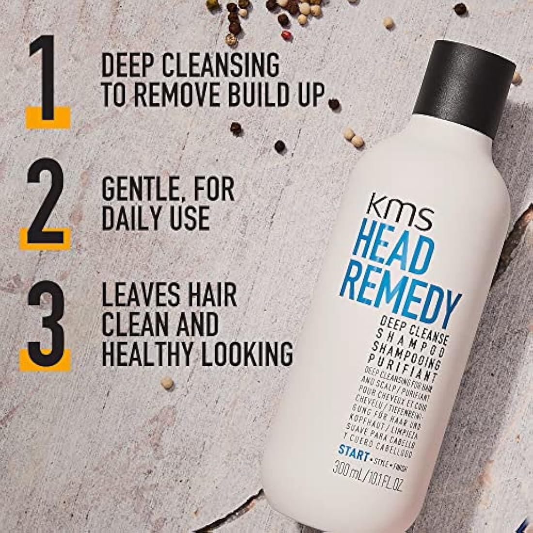KMS Head Remedy Deep Cleanse Shampoo, 750ml