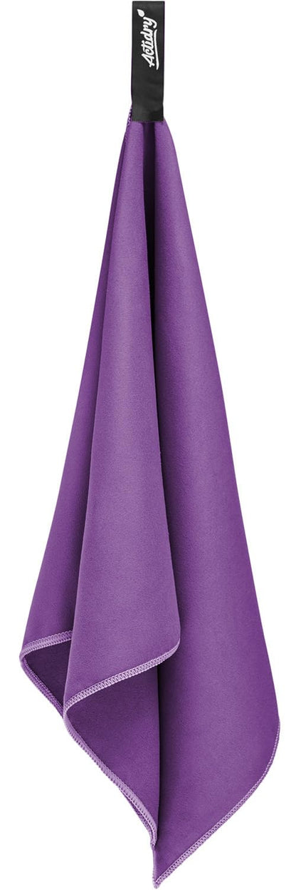 Actidry Oversized Microfiber Towel L (90x180 cm) - Sand Repellent, Lightweight for Travel, Pool, Yoga - Violet