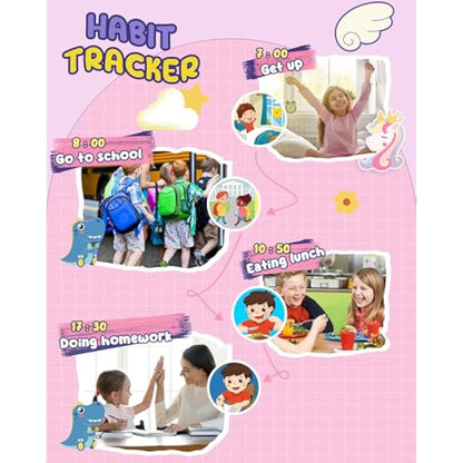 UCIDCI Kids Phone for Girls Toy Phone with Dual Camera, Toddler Mini Phone Toys with Learning Games, Travel Toys with MP3 Music Player for Christmas, Birthday Gifts for 3 4 5 6 7 Year Old Boys