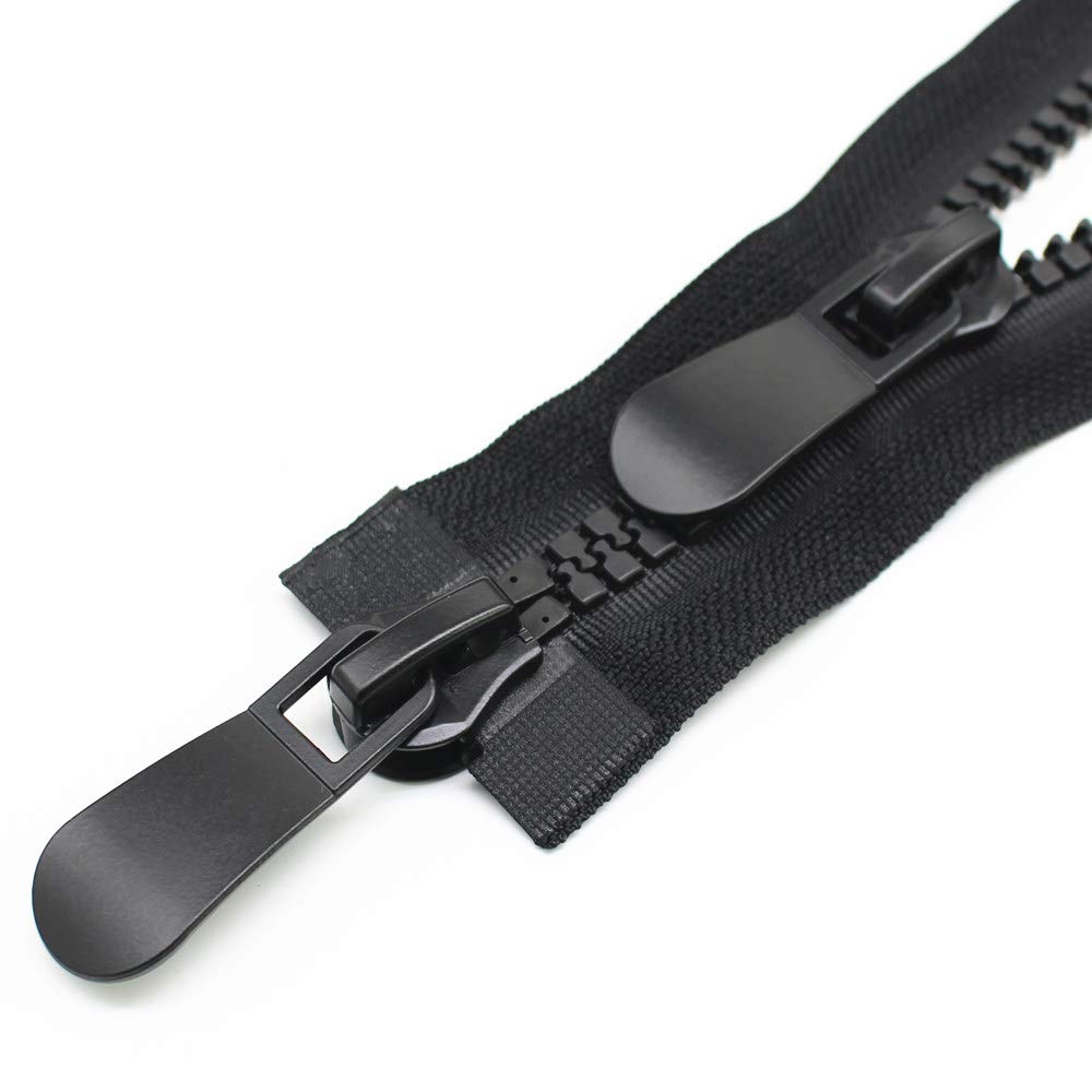 YaHoGa 96 cm #15 Large Zip Plastic 2 Way Separable 11 mm