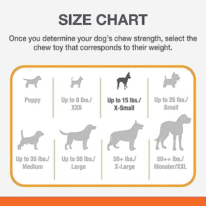 Nylabone Gentle Puppy Dog Teething Chew Toy Bones, Chicken/Peanut Butter Flavour, XS, for Puppies Up to 7kg (Twin Pack), for All Breed Sizes