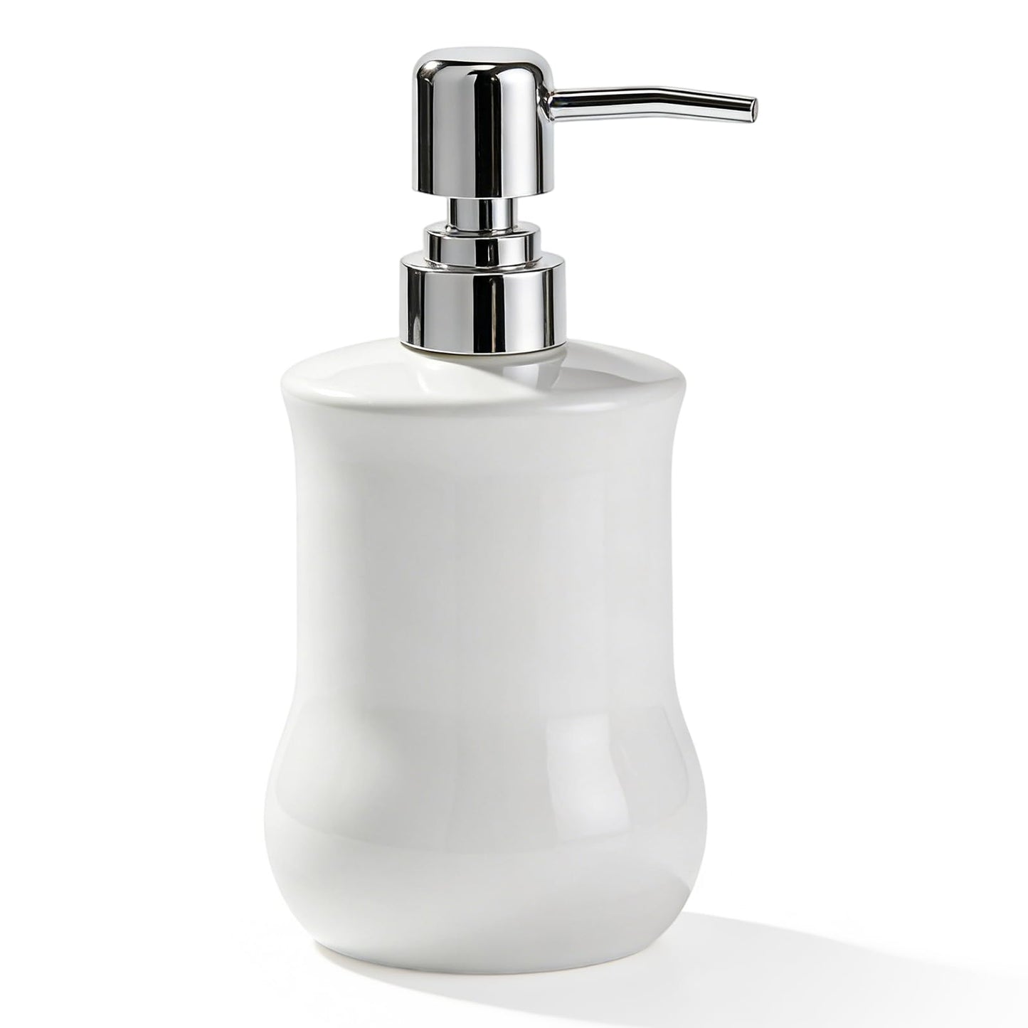 Soap Dispenser - Chic Hand Soap Dispenser with Pump and Funnel Ceramic Dish Soap Lotion Dispenser