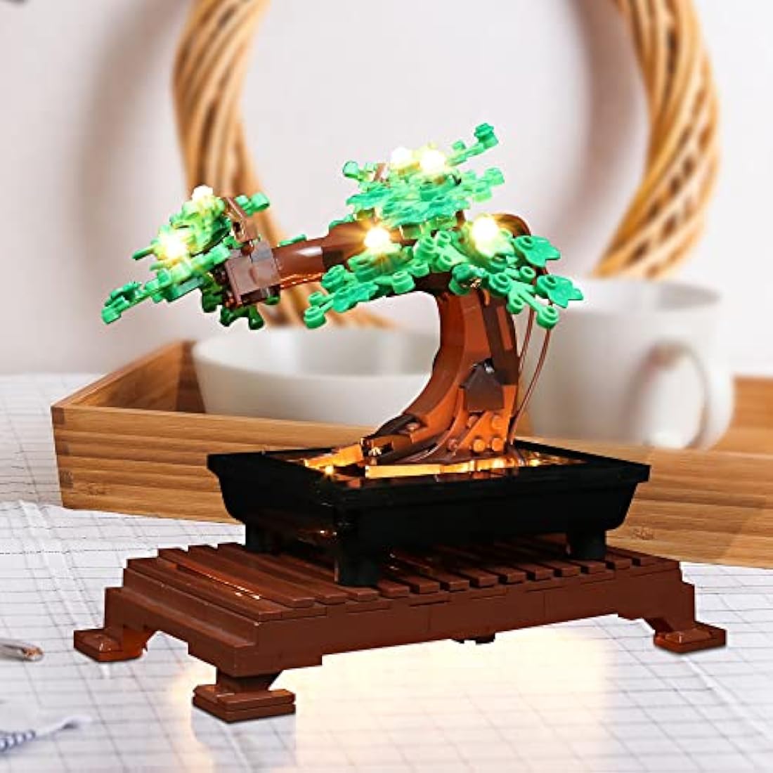LocoLee Light Set for Lego Bonsai Tree,Led Decoration Lighting Kit for Lego 10281 Bonsai Tree Building Blocks Model,Botanical Collection Creative Home DéCor DIY Projects,No Lego