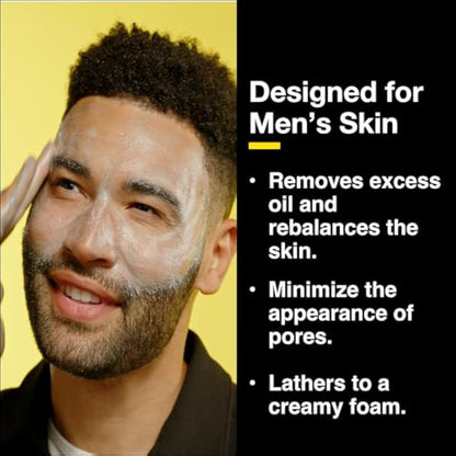 Lumin - Dynamic Duo - Skin Care kit for Men - Includes: Charcoal Face Wash Daily Detox & Daily Face Moisturiser,Suitable for all skin types, Daily Use, Two Month Supply