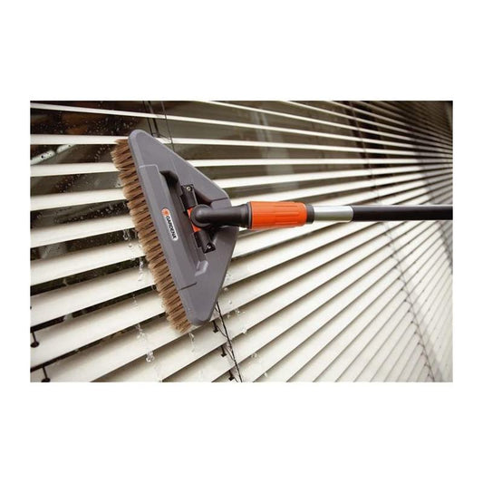 Gardena Joint Ccrubber: Water-Bearing Cleaning Brush with Joint for the Clean System for Effective Cleaning of Corners and Angles (5562-20)
