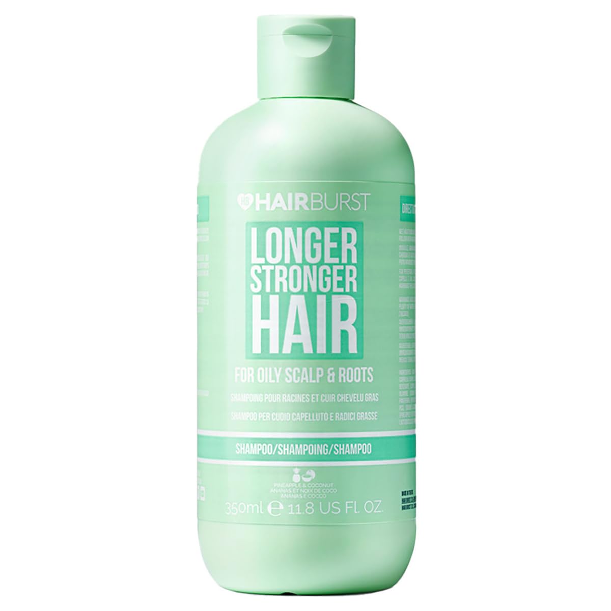 HAIR BURST Shampoo for Oily Hair ? Deep Cleansing, Purifying & Hydrating with Tropical Aroma - Promotes Growth, Reduces Hair Loss-Free of SLS,